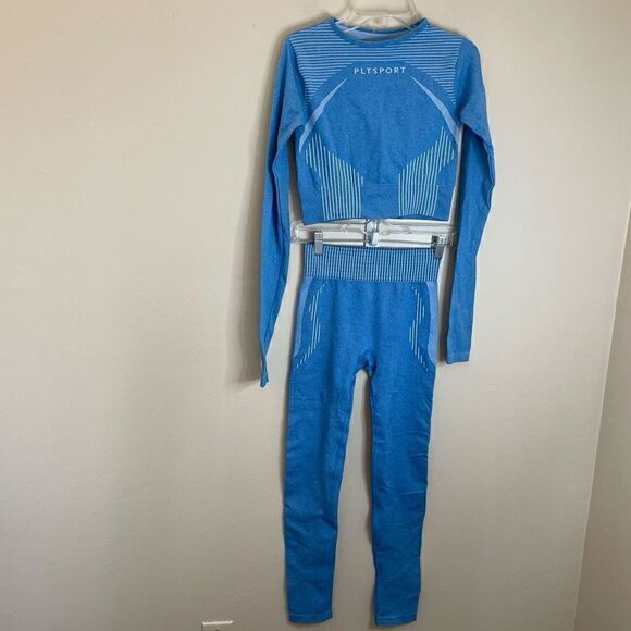 New!PrettyLittleThing| Activewear Set| Steel blue - Picture 11 of 11